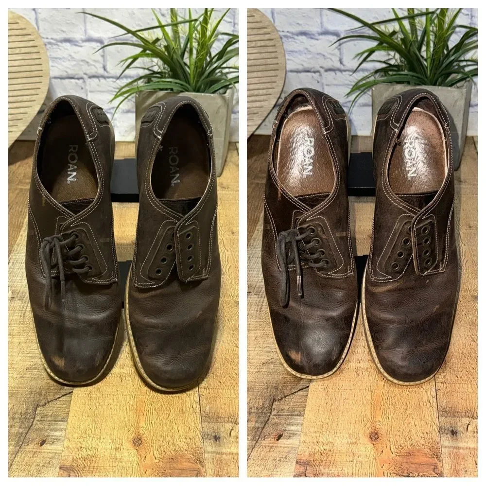 Roan - Bed Stu Distressed Leather lace up shoes Size 12